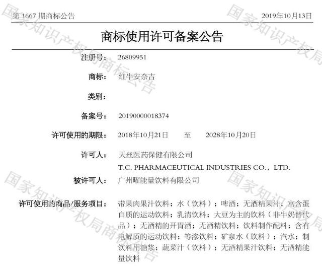索赔9800万，泰国天丝与北京红牛商标案新进展来了