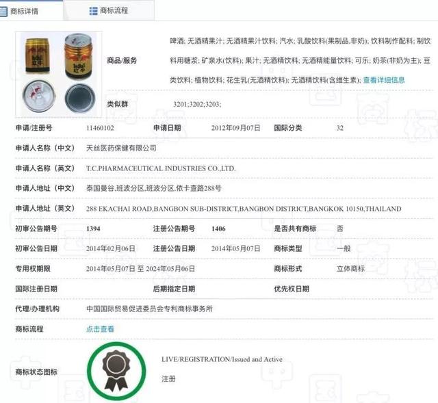 索赔9800万，泰国天丝与北京红牛商标案新进展来了