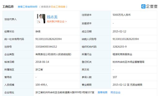 爱财集团创始人钱志龙在杭州投案自首！曾是支付宝创始人之一